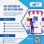 Dịch Vụ Cho Thuê Nhân Sự Viết Mô Tả Sản Phẩm | WeSmartCorp
