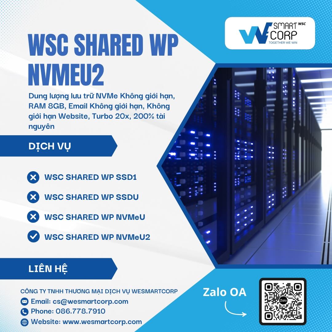 Wsc Shared Wp Nvmeu2 | Wesmartcorp WSC SHARED WP NVMeU2 | WeSmartCorp