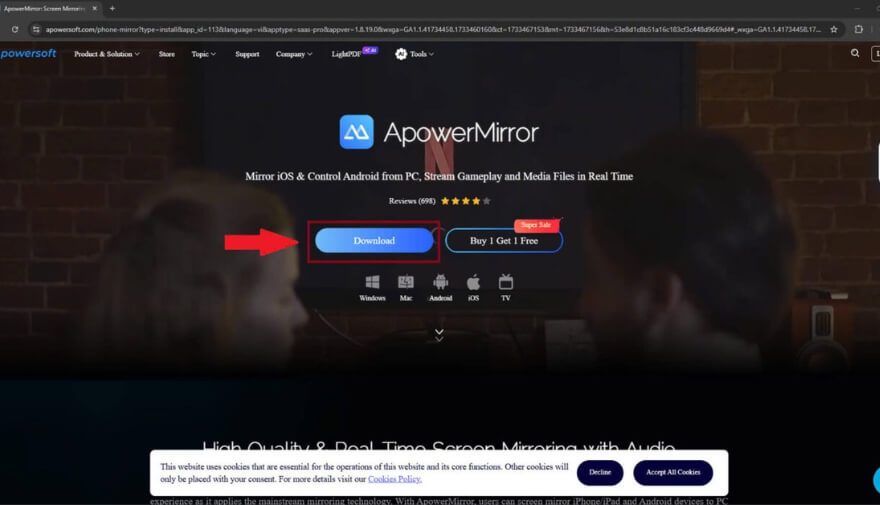 Cách kết nối màn hình điện thoại Android với máy tính thông qua ApowerMirror | WeSmartCorp 22
