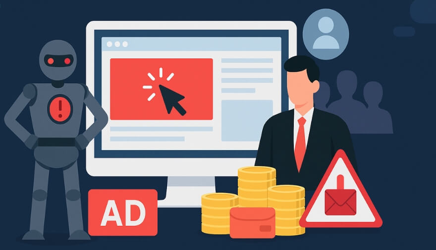 Trong môi trường quảng cáo số ngày nay, click phá (click fraud) là hành vi nhấp vào quảng cáo một cách không hợp lệ nhằm mục đích tiêu hao ngân sách của đối thủ hoặc tạo lưu lượng giả.