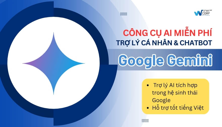 Top 30+ Công Cụ AI Miễn Phí Đáng Dùng Nhất 2025 - Được tích hợp sâu trong hệ sinh thái Google, Gemini không chỉ là trợ lý ảo mà còn là “bộ não AI” giúp người dùng tổ chức email, lịch hẹn, tài liệu Google Docs... chỉ bằng giọng nói hoặc vài dòng lệnh đơn giản.