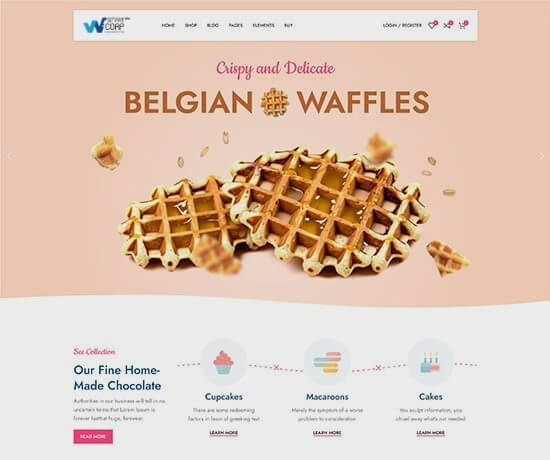 Demo Giao Diện Website Tiệm Bánh | Bakery Demo giao diện website Tiệm Bánh | Bakery