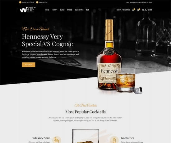 Demo Giao Diện Website Đồ Uống | Drinks Demo giao diện website Đồ Uống | Drinks