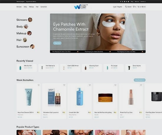 Demo Giao Diện Website Trang Điểm | Makeup Demo giao diện website Trang Điểm | Makeup