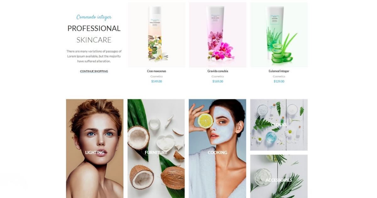 Mẫu Marketplace Mỹ Phẩm | Cosmetics | Wesmartcorp 01 Mẫu Marketplace Mỹ Phẩm | Cosmetics | WeSmartCorp 01
