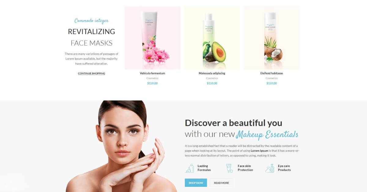 Mẫu Marketplace Mỹ Phẩm | Cosmetics | Wesmartcorp 02 Mẫu Marketplace Mỹ Phẩm | Cosmetics | WeSmartCorp 02