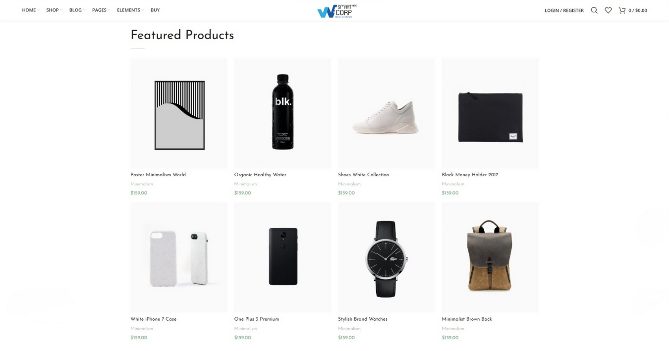 Mẫu Phong Cách Tối Giản | Minimalism | WeSmartCorp 02