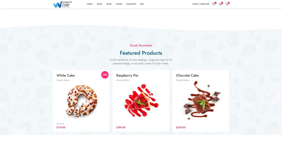 Mẫu Tiệm Bánh | Bakery | 04 Mẫu Tiệm Bánh | Bakery | 04