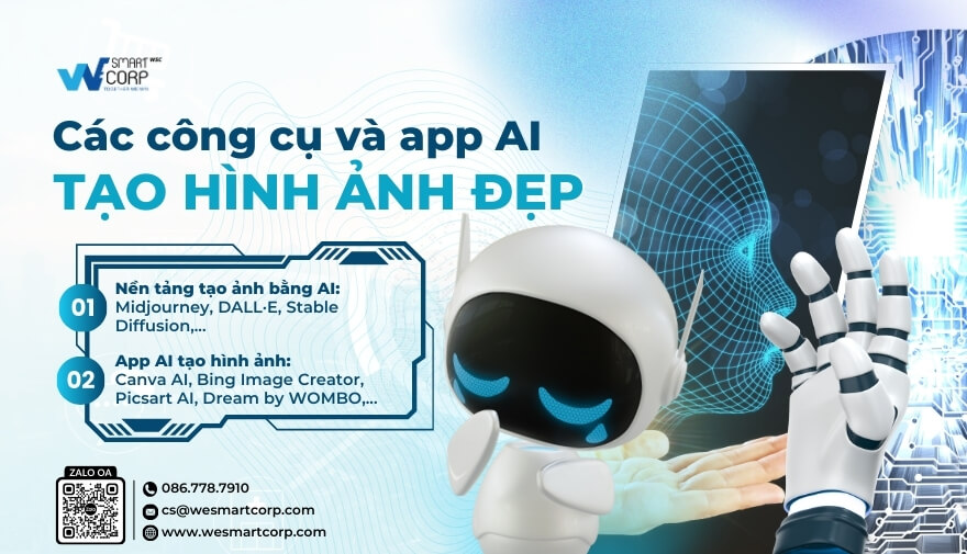 Hiện nay, các app AI tạo hình ảnh và công cụ AI tạo hình ảnh đang trở thành trợ thủ đắc lực cho cá nhân, doanh nghiệp, đặc biệt là những ai không chuyên về thiết kế. Những nền tảng nổi bật như Midjourney, DALL·E, Stable Diffusion giúp bạn “biến” ý tưởng thành hình ảnh sống động chỉ với vài dòng mô tả bằng tiếng Việt hoặc tiếng Anh.