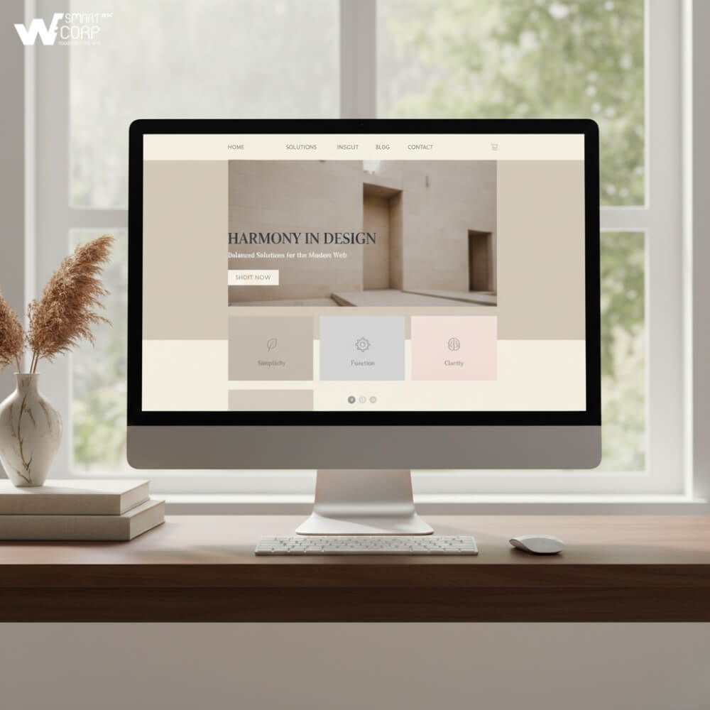 Màu Sắc Trong Thiết Kế Website: Màu trung tính, còn được gọi với tên là Neutral, bao gồm những màu như: nâu, kem, xám, beige, hồng pastel,.. 