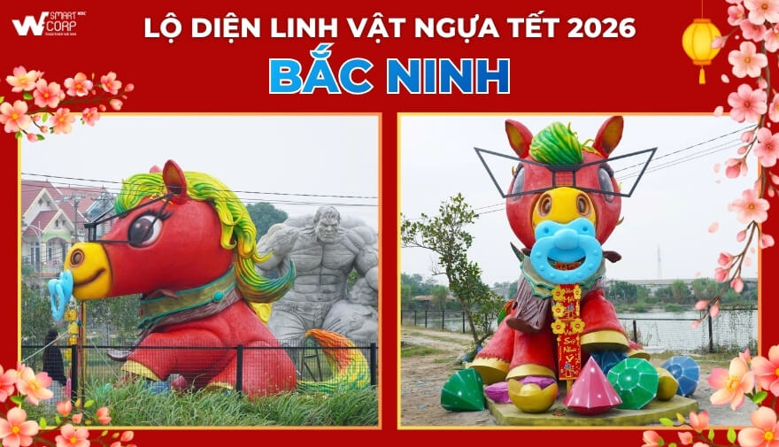 Top Linh Vật Ngựa Tết 2026 Ấn Tượng Nhất Trên Toàn Quốc - Đâu Là Gương Mặt &Quot;Hot&Quot; Nhất Mùa Xuân Bính Ngọ? 3 Lộ Diện Linh vật Ngựa Tết tại Bắc Ninh - Ngựa “Vui Vẻ” mở màn mùa Tết 2026