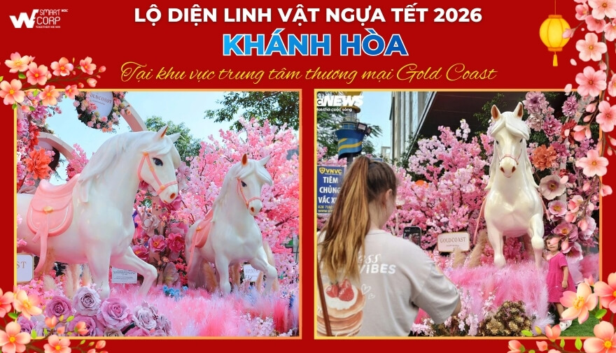 Top Linh Vật Ngựa Tết 2026 Ấn Tượng Nhất Trên Toàn Quốc - Đâu Là Gương Mặt &Quot;Hot&Quot; Nhất Mùa Xuân Bính Ngọ? 8 Linh vật Ngựa Tết tại Khánh Hòa - Check-in cực đẹp, ngựa hồng pastel siêu dễ thương