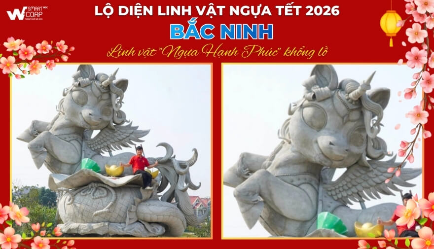 Top Linh Vật Ngựa Tết 2026 Ấn Tượng Nhất Trên Toàn Quốc - Đâu Là Gương Mặt &Quot;Hot&Quot; Nhất Mùa Xuân Bính Ngọ? 2 Top Linh Vật Ngựa Tết 2026 Ấn Tượng Nhất Trên Toàn Quốc - Đâu Là Gương Mặt "Hot" Nhất Mùa Xuân Bính Ngọ? | Linh vật "Ngựa Hạnh Phúc" khổng lồ tỏa sáng tại Bắc Ninh