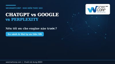 ChatGPT Search vs Google AI Mode vs Perplexity — nên tối ưu cho cái nào | WeSmartCorp