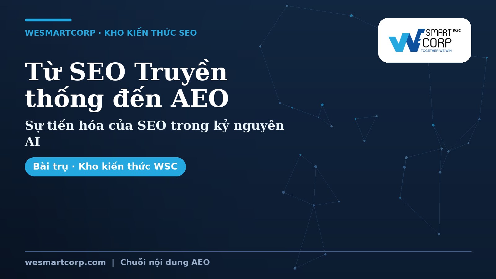 Aeo Là Gì? Từ Seo Truyền Thống Đến Aeo Thời Đại Ai 2026 1 su-tien-hoa-seo-tu-truyen-thong-den-aeo-wesmartcorp